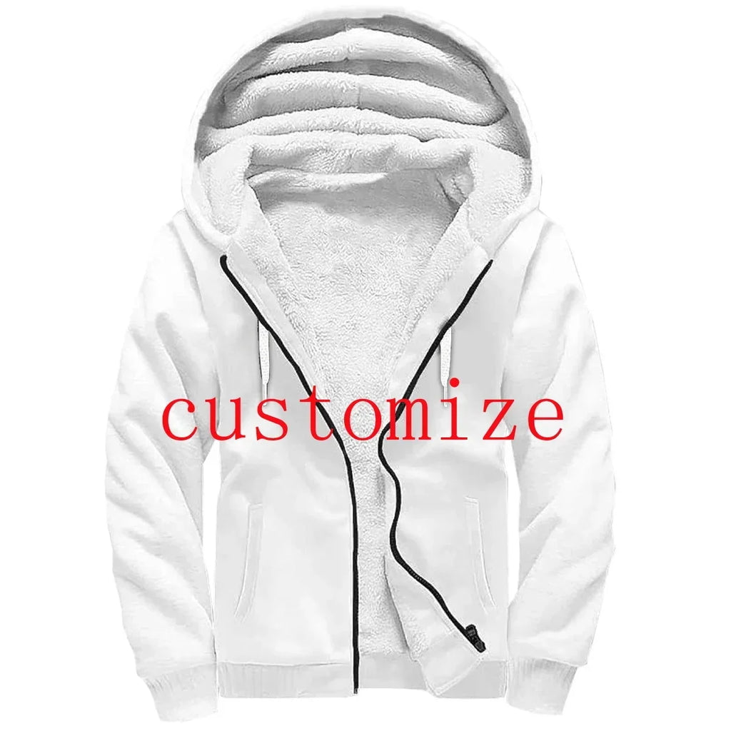 DIY Custom Full printing 3D Hoodies Create Design Photo/You Want Pattern Personalized Customized Zipper Sweatshirts oversize - Matrix Studios