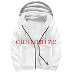 DIY Custom Full printing 3D Hoodies Create Design Photo/You Want Pattern Personalized Customized Zipper Sweatshirts oversize - Matrix Studios
