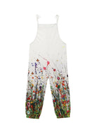 New Summer Women's Jumpsuit Cartoon Dog Print Fashion Cute Casual Jumpsuit Women's Parent-Child Outdoor Travel Lace-Up Jumpsuit - Matrix Studios