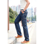 High Quality Men's Jeans Multi Pocket Denim Cargo Pants Oversized Casual Pants Men Clothing Loose Trousers 29-44 - Matrix Studios