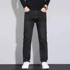 2026 New Style Business Men's Jeans Casual Straight Stretch Fashion Classic Blue Black Work Pant Denim Trousers Male Clothing - Matrix Studios