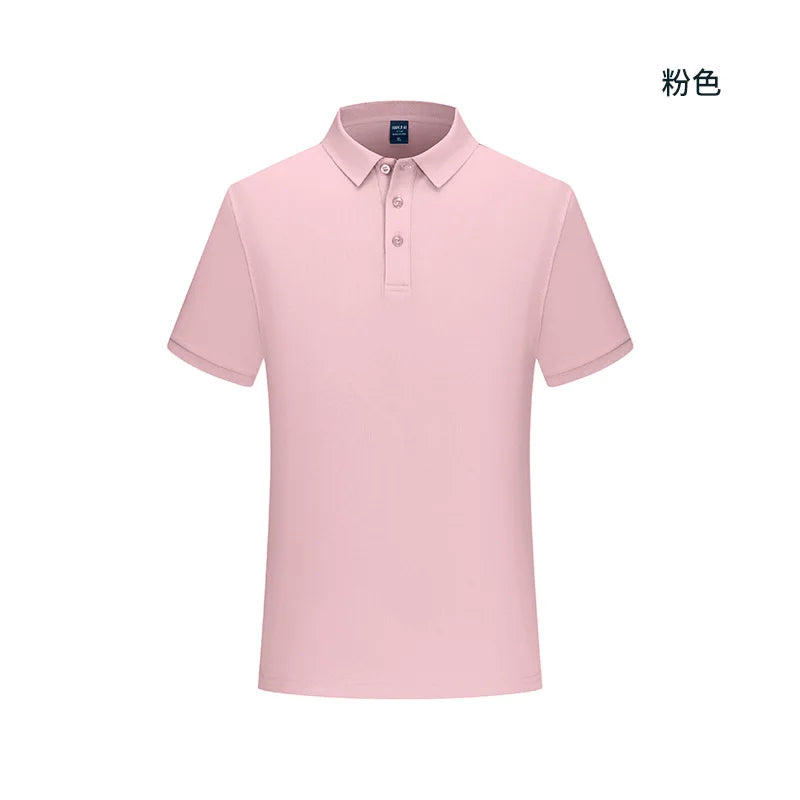 Summer 230g 100% Cotton Polo Shirt Print Logo Customized Embroidery Company Group Name Men Women Short Sleeved Breathable Top - Matrix-studios.com
