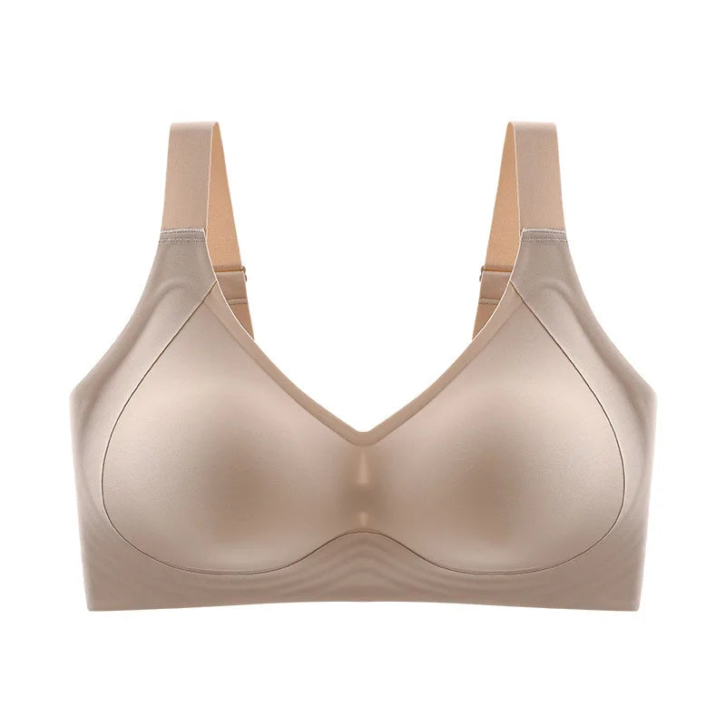 FallSweet Push UP Bra for Women Seamless Plus Size Bras Thin Cup Wireless Bralette Sexy Brassiere Femme M-6XL - Matrix Studios
