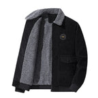 Men Corduroy Winter Coats Fleece Down Jackets Casual Jaquetas New Fashion Male Thicker Warm Parkas Short Winer Jackets Size 5XL - Matrix Studios