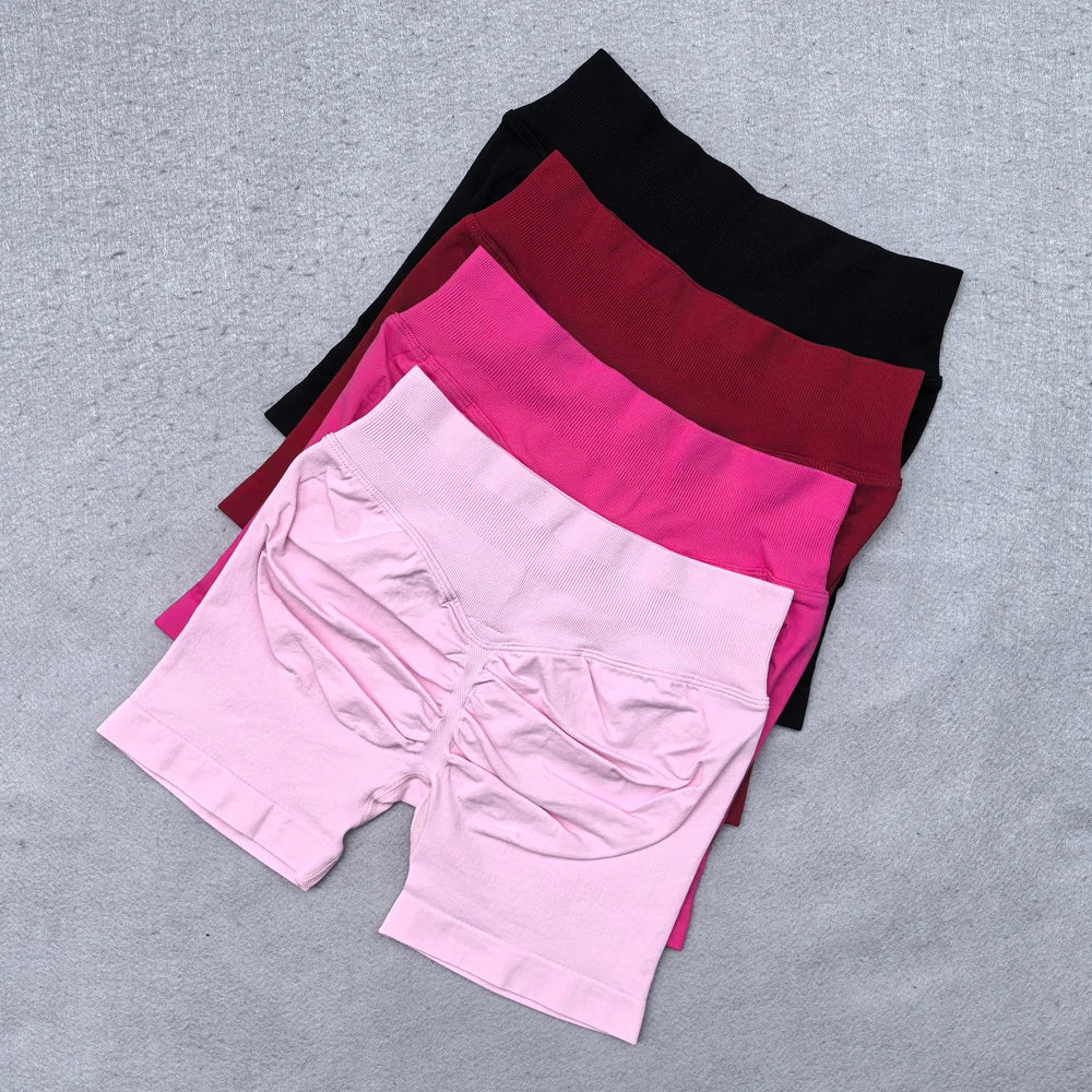 2 Pieces Yoga Set Women Backless Halter Tops High Waist Seamless Shorts Gym Suit Fitness Clothes Sportswear Workout Sets - Matrix-studios.com