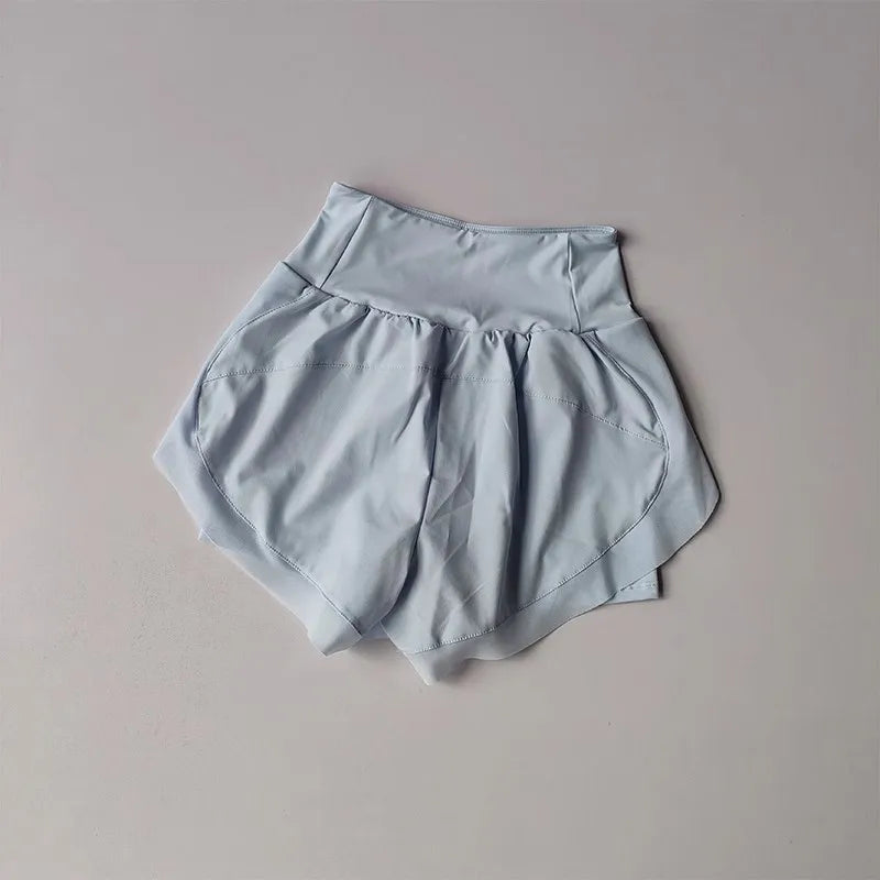 Women's Summer Running Sports Shorts Fitness Yoga Shorts Quick Drying Outdoor 2 in 1 Tennis Casual Training Shorts - Matrix Studios