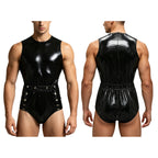 Men Women Waterproof Glossy Bodysuit Leak-proof Washable Diaper Cover Elderly Bedridden Special Needs Adaptive Jumpsuit Swimwear - Matrix Studios