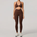 Summer 2PCS Yoga Suit Sports Set Women Quick-Dry Gym Set Women Tracksuit Running Workout Long Sleeve Sports Shirt Yoga Clothing - Matrix-studios.com