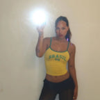 Hot Sexy Brazil Streetwear Sling Yellow Crop Top For Women Girl Casual Clothes Elastic Camis Sleeveless Backless Short Tank Tops - Matrix-studios.com
