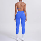 Women 2pcs Patchwork Sport Yoga Suit Training Sleeveless Sport Gym Tops Tummy Control Slimming Booty Leggings Yoga Suit Sports - Matrix-studios.com