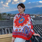 28 Styles 90x180cm Travel Beach Sunscreen Scarve Bikini Large Shawl Sarong Wrap Scarf Women Brazilian Swimsuit Bathing Cover-ups - Matrix Studios