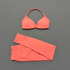 2Pcs HISTELLO Seamless Yoga Sports Set for Women Resistant Backless Bra Pilates Fitness Workout Running Leggings Gym Suit - Matrix-studios.com