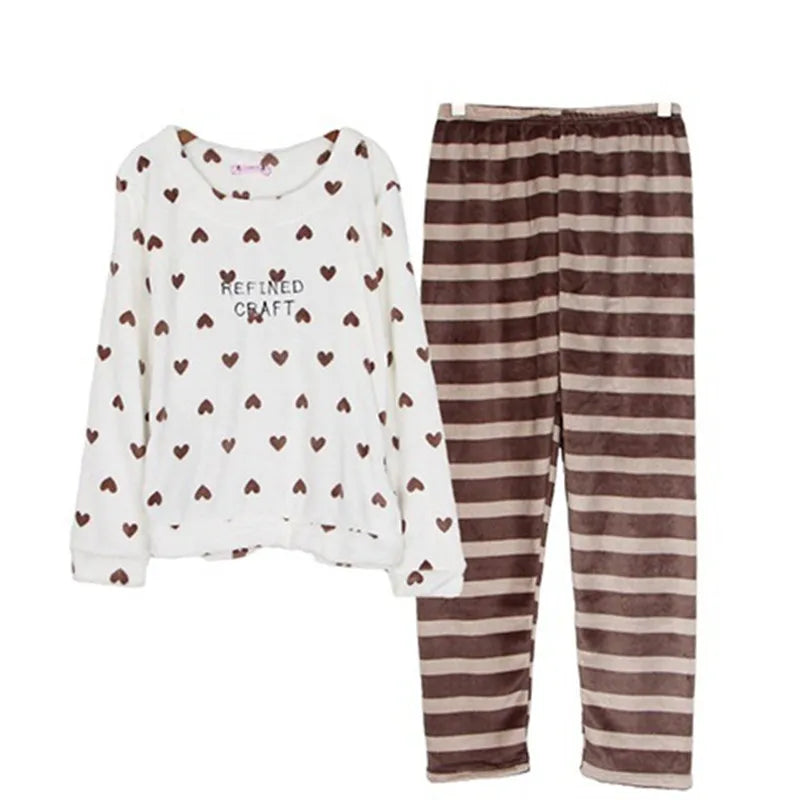 Winter Thickened Warm Coral Velvet Couple Pajamas Robe Women Homewear Hooded Men Long Flannel Solid Colour Easy to Clean Girl - Matrix-studios.com