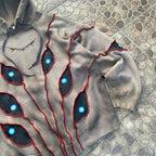 Gothic Punk Eye Pattern Patchwork Hoodies Women Y2k Top New Retro Loose Long Sleeve Sweatshirt Men and Women Hoodie Streetwear - Matrix Studios