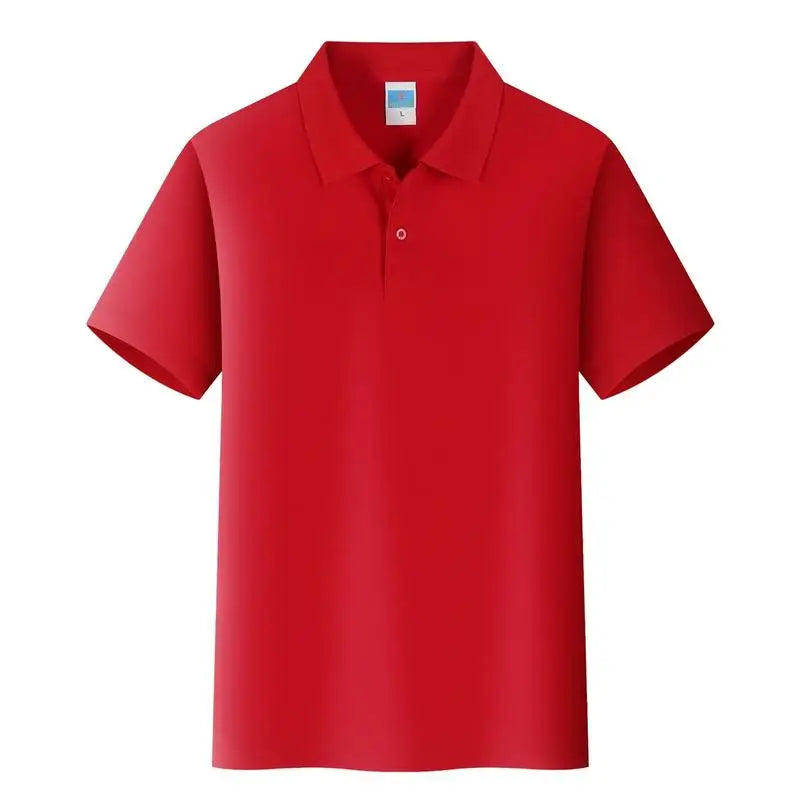 Sports Streetwear Fashion Colorful Solid Color Lapel Polo Shirt For Men Women  Casual 2024 Summer Short Sleeves Top Tees Tshirt - Matrix-studios.com