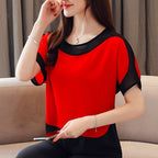 Fashion Women Blouses 2025 Women Blouse Shirt Short Sleeve Casual Chiffon Blouse Women Shirts Womens Tops and Blouses 3397 50 - Matrix-studios.com