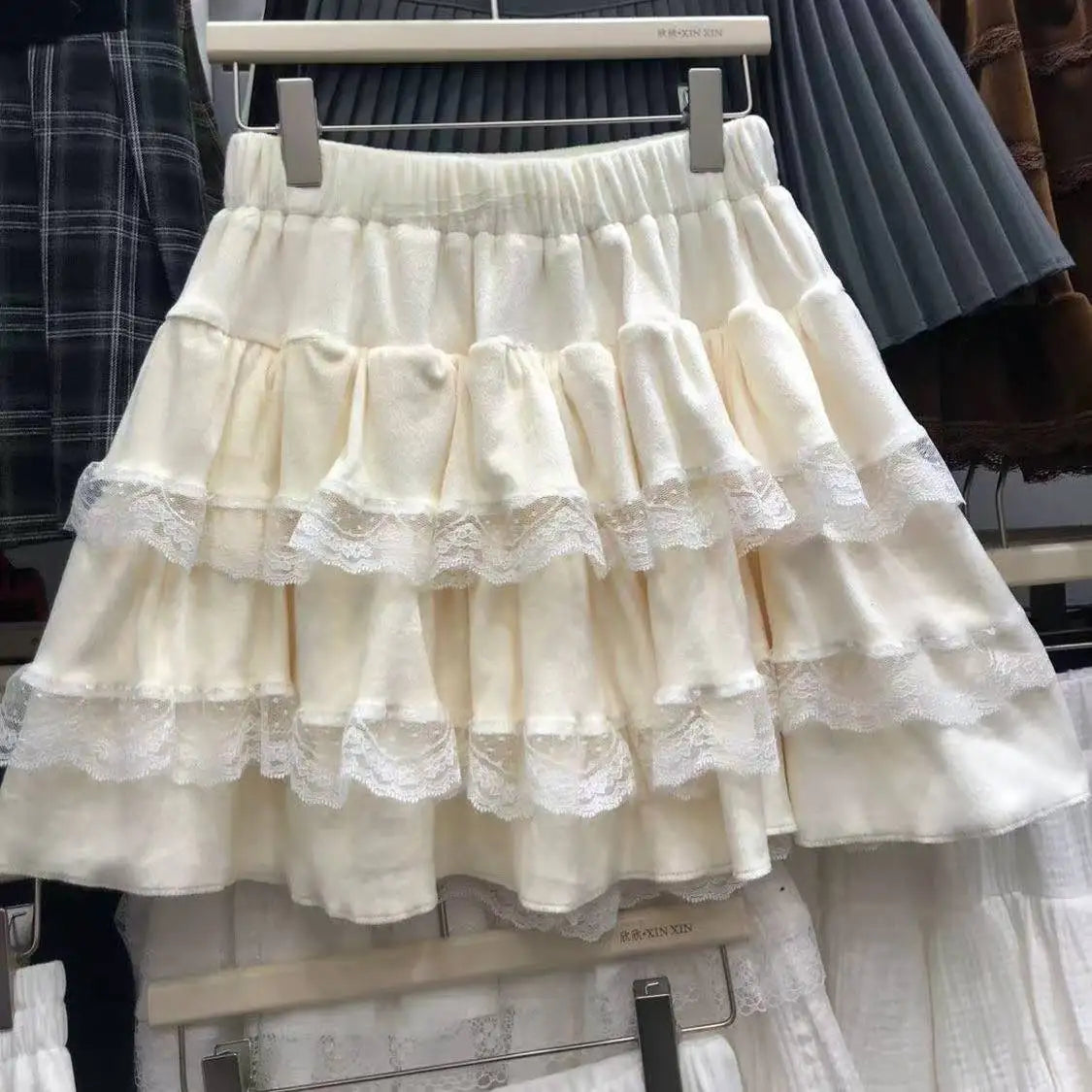 Japanese Y2k Cute Ruffled Plaid Skirt Punk Rock Subculture Cake Skirts Japanese Preppy Style Casual New 2026 Women Skirts - Matrix-studios.com