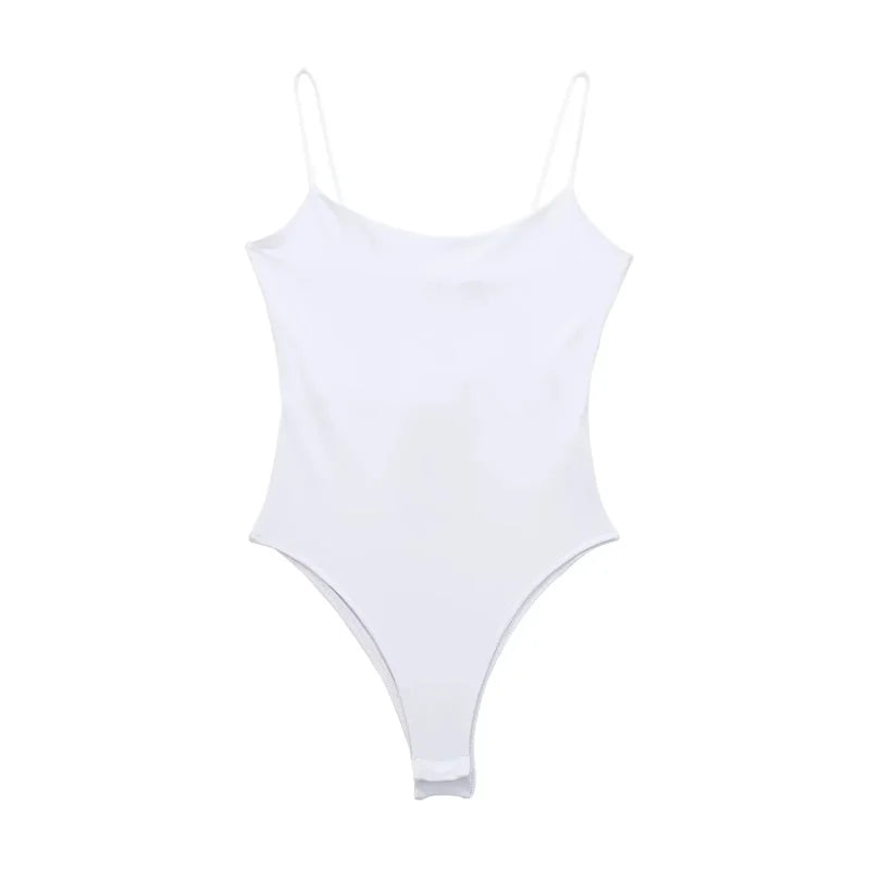 MUJER 2025 Sexy Tight Bodys for Women White Black Backless Bodysuit Women One Pieces Jumpsuits for Women Sexy Lingerie Bodysuit - Matrix-studios.com