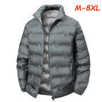 Men Winter New White Duck Down Jacket Warm Thick Stand Collar Windproof Puffer Jacket High Quality Waterproof Jacket Male 8XL - Matrix Studios