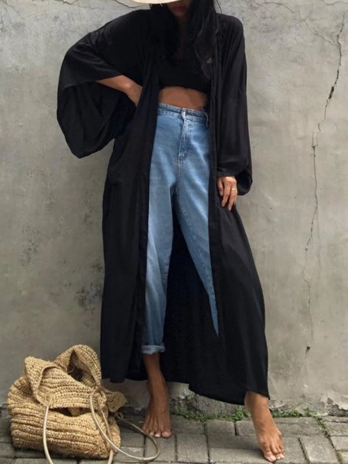 Kimonos for Women Boho Kimono Robe Beach Coverups Womens Beach Blouses Loose Kimono Open Front Kimono Cardigan Over Sized Kimon - Matrix Studios