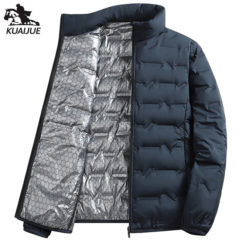 Men's Parka Men's Jacket Winter New down Jacket Solid Color Warm Jackets Men Business Leisure Coat Teenager Coats 96188 - Matrix Studios