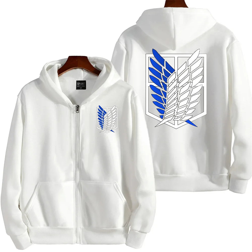 Zipper cardigan with fleece hooded zipper sweatshirt for casual and fashionable men - Matrix Studios