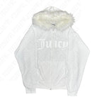 Harajuku y2k Millennial Hottie American retro fur collar piecing hoodie zipper hoodie female fall/winter hip hop zipper jacket - Matrix Studios
