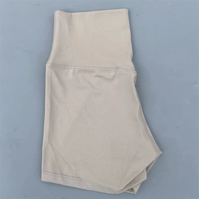 Sexy Solid Color Women Fitness Sport Short High Waist Athletic Yoga Short Leg Cycling Comprehensive Training Jogging Squat Proof - Matrix Studios
