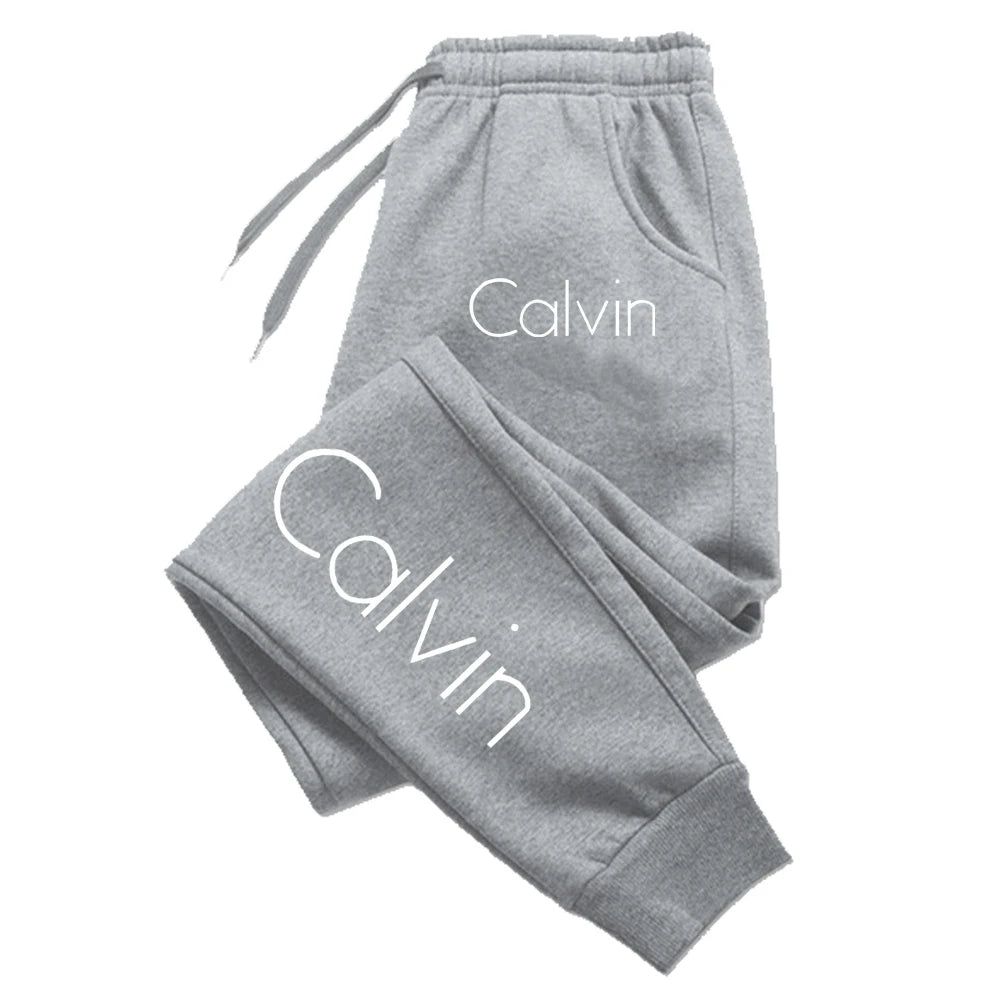 Casual Printed Sports Running Trousers Men Women Autumn Drawstring Long Pants Fitness Solid Sweatpants Unisex Gym Wear - Matrix-studios.com