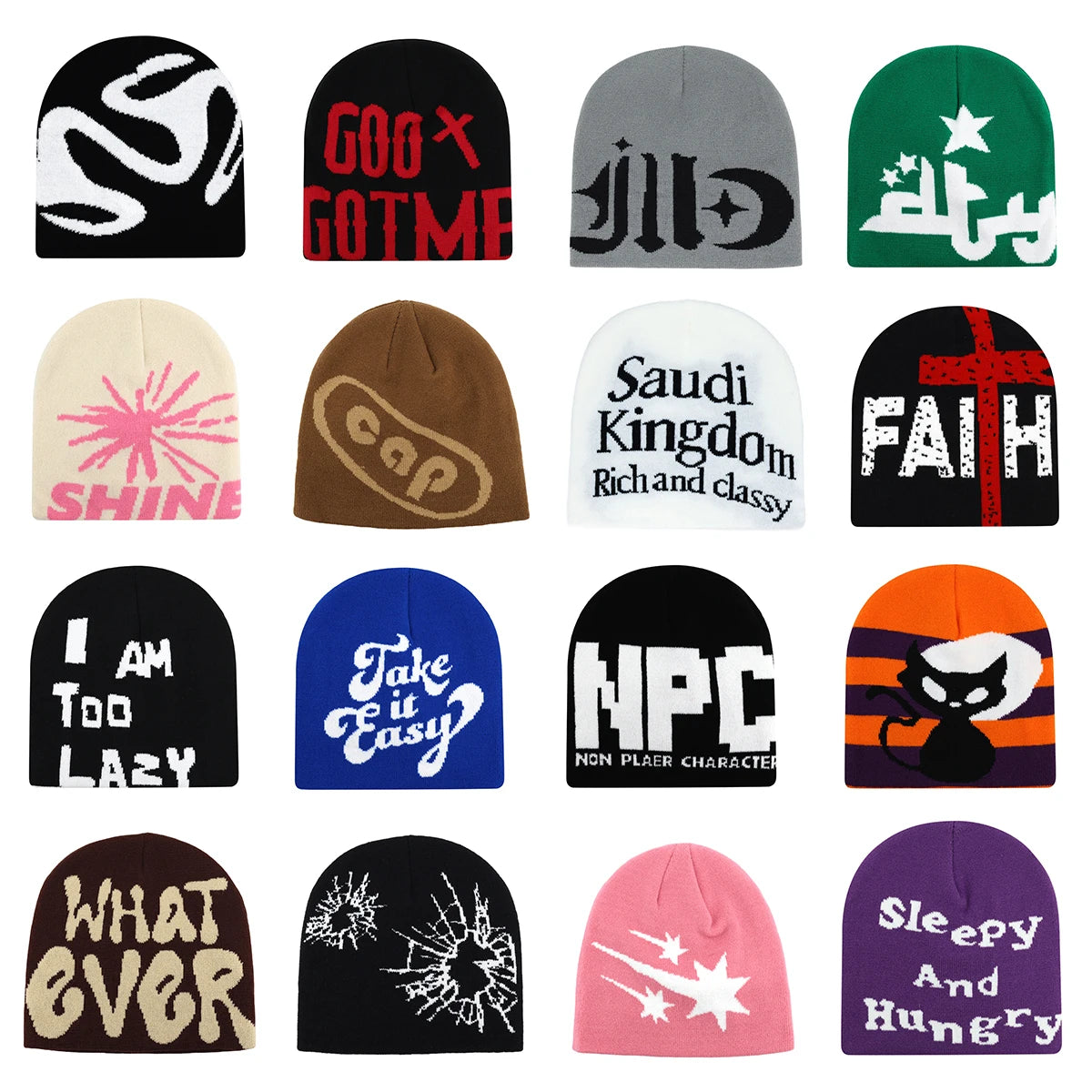 Y2K Letter Butter Knit Hats Skullies Beanies Autumn Winter Warm Hat Men Women Hip Hop Quality Skiing Cap Cycling Windproof New