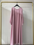 Eid Plain Modest Khimar Abaya Dubai 2024 Muslim Islam Arabic Palestine Abayas For Women Kaftan Dress Caftan Robe Femme Musulmane - Matrix-studios.com