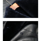 Autumn 2026 Winter New Fur One Leather Jacket Women's Overcoat Thicke Warm Leather Parka Coat Spliced Fashion Slim Fur Jacket - Matrix Studios