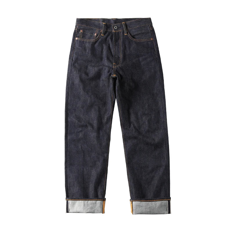 Red Tornado 55501 Men's Jeans 14oz Raw Selvedge Denim Pants for Men Loose Straight Fit - Matrix Studios