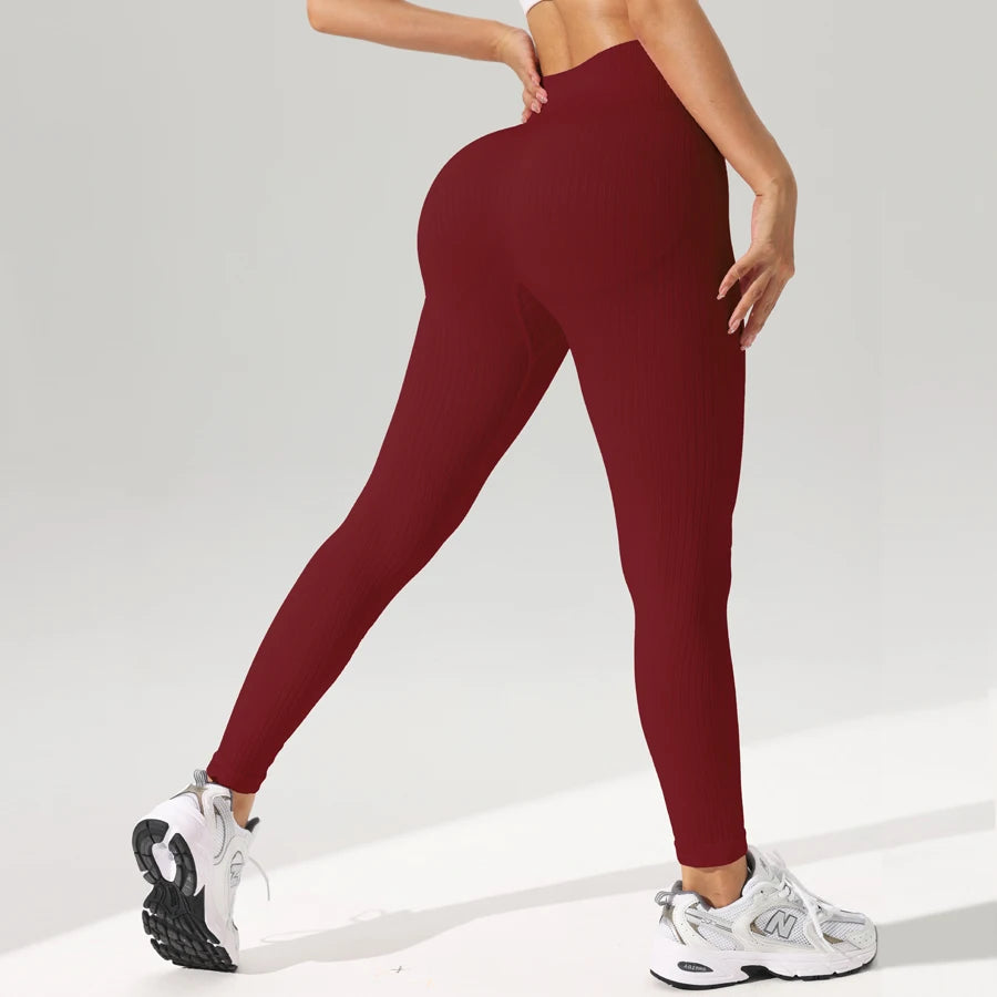 Women Sports Leggings Seamless Yoga Pants w/Tummy Control Sportswear Woman Gym Leggings Women's Trousers Fitness Female Clothing - Matrix-studios.com