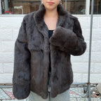Natural Rabbit Fur Coat Women Winter Jacket Real Leather And Fur Bolero Women's Clothing Female Outerwears With 2025 Black Cold - Matrix Studios