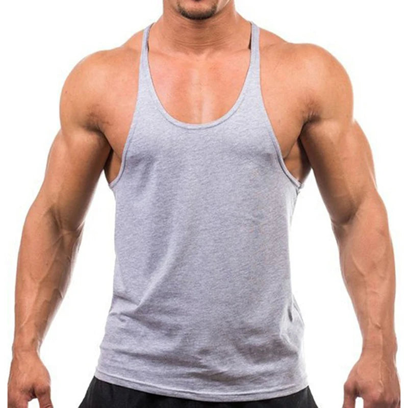 2025 New Bodybuilding Brand Jogger Gym Singlet Training Bodybuilding Tank Top Vest Shirt Sleeveless Fitness Cotton Shirt For Men - Matrix Studios
