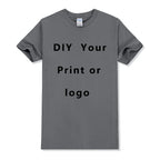 EU Size 100% Cotton Custom T Shirt Make Your Design Logo Text Men Women Print Original Design Gifts Tshirt - Matrix Studios
