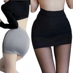 2026 New High Waist Thin Pencil Silk Mini Skirts Night Club Wear Wrap Hips Sexy Casual Black White Short Skirt for Women Summer - Matrix-studios.com