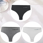 3PCS/Set Women's Panties Sexy Underwear FINETOO Large Size Thong Women Seamless Panties High Waist Girls Thongs M-2XL - Matrix Studios