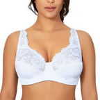 Bras For Womens Lingerie Top Female Lace Bra Underwire Plus Size Brassiere Perspective Sexy Underwear B C D DD E F Cup - Matrix Studios