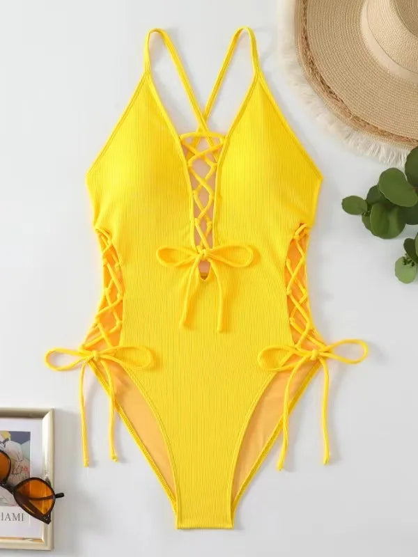 Printed Flower Tankini Set  Girl Swimwear Adjustable Strap Vest Bra Female Flower Shorts Bikini Drawstring Women Beach Set - Matrix-studios.com