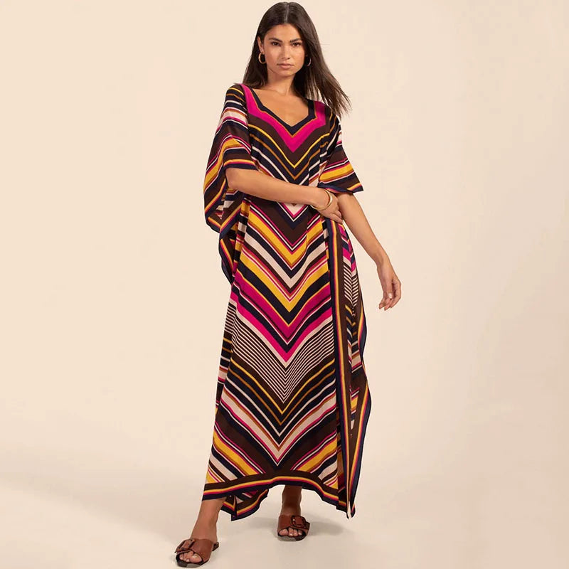 Beach Outfits for Women Cover-ups Swimsuit Bathing Suit Maxi Dress Summer Clothe Plus Size Swimwears - Matrix Studios