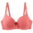 2025 New Sexy Plus Size Bras Bow Sweat Absorption Underwear For Women Solid Smooth Seamless Breathable ABC Cup Lingerie - Matrix Studios