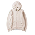 2025 Women Fleece Zip Up Hoodies Running Sports Sweatshirts Fashion Female Classic Casual Zipper Jackets Y2k Hip Hop Streetwear