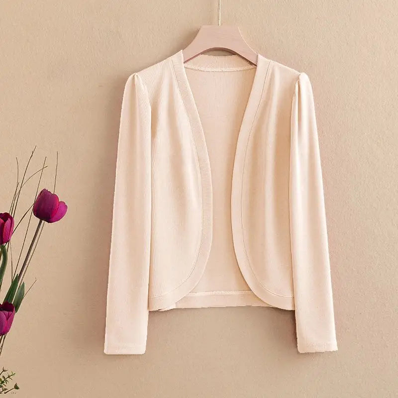 Spring Summer Knit Cardigan Jackets Women Shawl Outerwear Fashion Female Cardigans Women Long Sleeve Sunscreen Coat Ladies Tops - Matrix Studios
