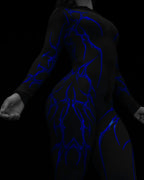European and American popular zippered long-sleeved trouser jumpsuit slim fit hip-lifting sportswear yoga wear - Matrix Studios