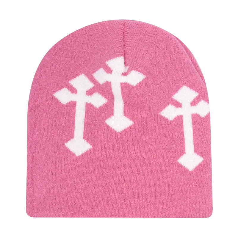 New Autumu Winter Keep Warm Knit Hat Women Men Skiing Beanies Outdoor Cold Hat Cycling Skullcap Fashion Letter Y2K Hiphop Beanie