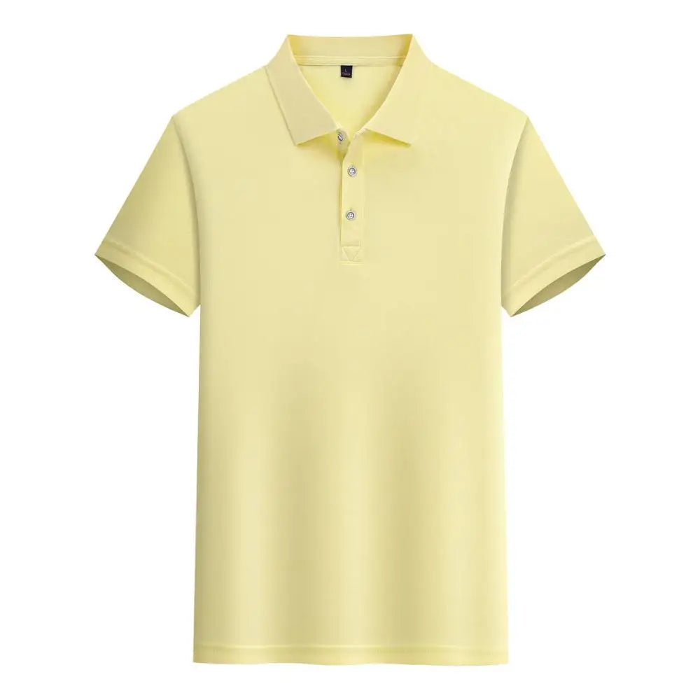Custom Logo Lapel POLO Shirt Couple Summer Short Sleeve Moisture Transfer T Shirts Men Women Summer Simple Casual Tops - Matrix-studios.com