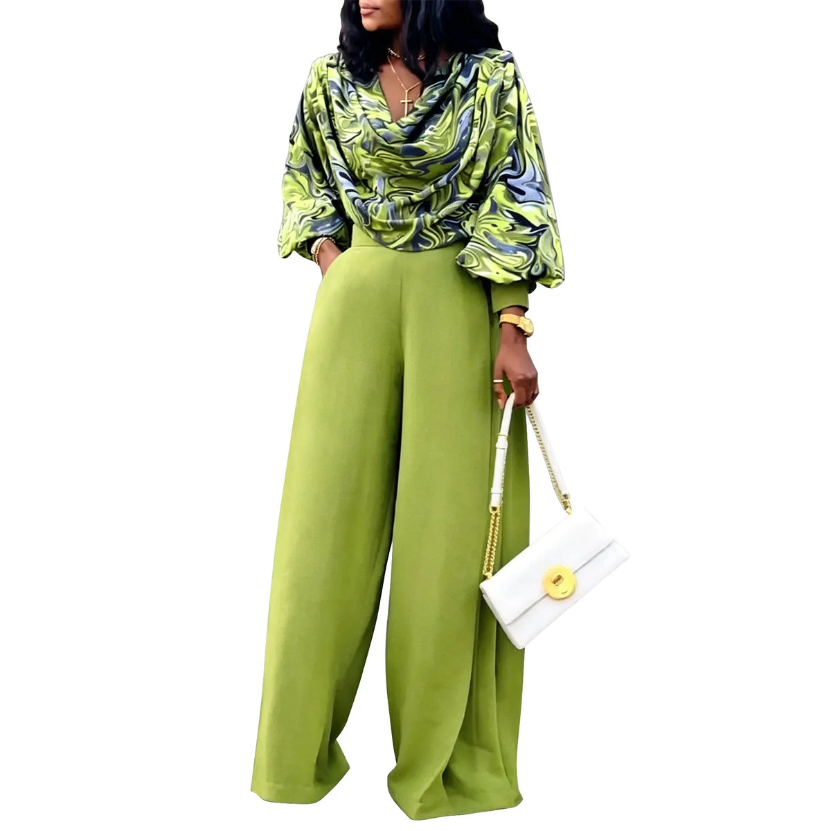 2 Piece Women Sets New Arrival Plus Size Summer Autumn Matching Sets Print Top And Pants Suits Outfits Oversized Clothing - Matrix-studios.com