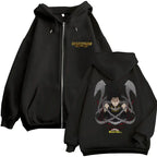 Japan Anime My Hero Academia Zip Up Hoodies Harajuku Fashion Manga Vintage Sweatshirt Men Women Fleece Oversized Tracksuit Coats - Matrix Studios